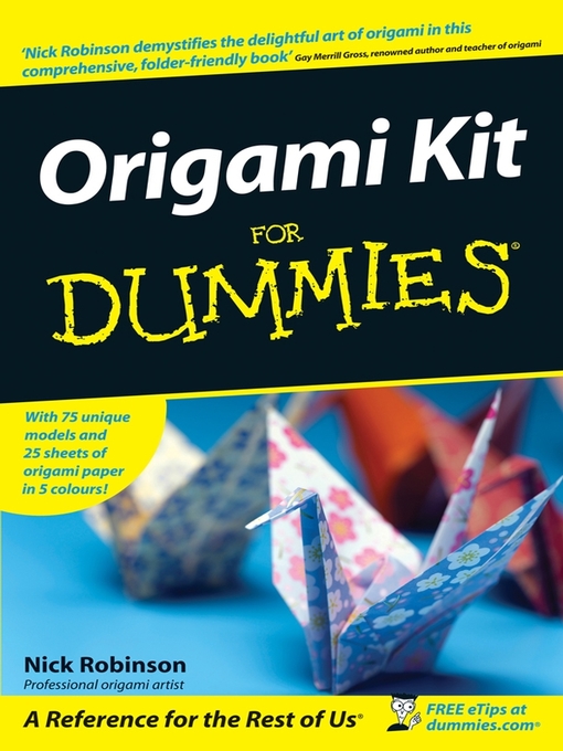 Title details for Origami Kit For Dummies by Nick Robinson - Available